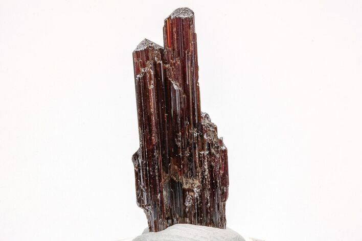 Lustrous, Deep-Red Rutile Crystal - Minas Gerais, Brazil #209365